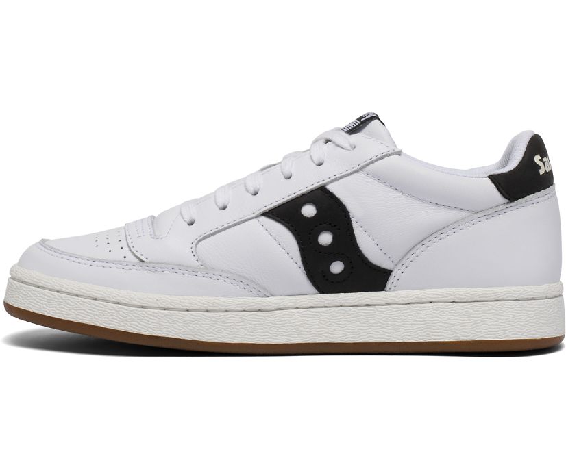 Women's Saucony Jazz Court Originals White / Black | Singapore 042HAPK